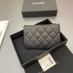 Chanel Zipped Pocket wallet S4811 black - Image 3