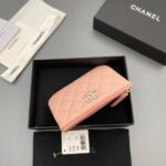 Chanel Zipped Pocket wallet S4811 pink - Image 2
