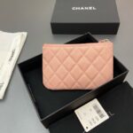Chanel Zipped Pocket wallet S4811 pink - Image 3