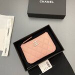 Chanel Zipped Pocket wallet S4811 pink