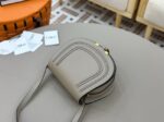 Chloe Grained Calfskin MARCIE saddle bag 31054 light gray - Image 3