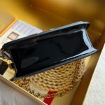 Dolce & Gabbana Patent leather Shoulder Bag DG9113 Black - Image 3
