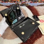 Dolce & Gabbana Patent leather Shoulder Bag G6551 black - Image 5