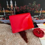 Dolce & Gabbana Patent leather Shoulder Bag G6551 red - Image 2