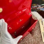 Dolce & Gabbana Patent leather Shoulder Bag G6551 red - Image 4