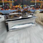 Dolce & Gabbana Patent leather Shoulder Bag G6551 silver - Image 5