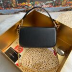 Dolce & Gabbana Sheepskin leather Shoulder Bag DG9113 Black - Image 2