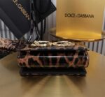 Dolce & Gabbana Patent leather Shoulder Bag G6504 black&brown - Image 2