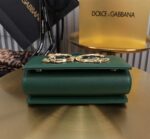Dolce & Gabbana leather Shoulder Bag G6504 green - Image 2