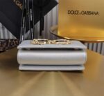 Dolce & Gabbana leather Shoulder Bag G6504 silver - Image 4