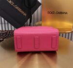 Dolce & Gabbana leather Shoulder Bag G6507 rose - Image 3