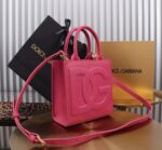 Dolce & Gabbana leather Shoulder Bag G6507 rose - Image 6