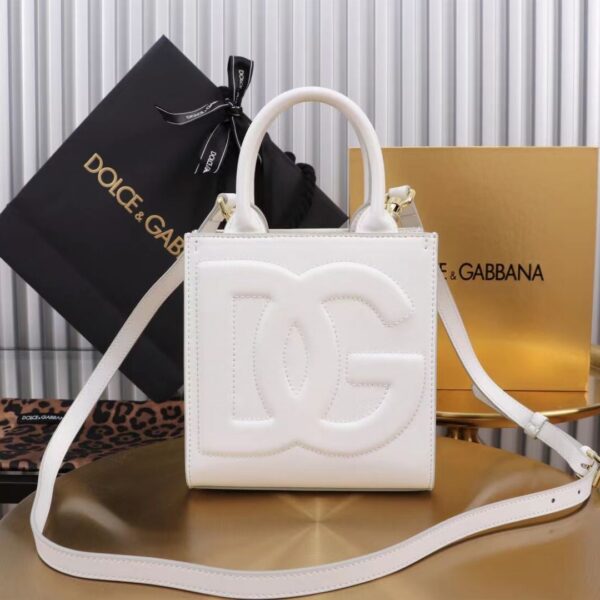 Dolce & Gabbana leather Shoulder Bag G6507 white