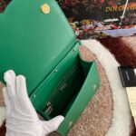 Dolce & Gabbana leather Shoulder Bag G6551 green - Image 5