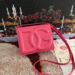 Dolce & Gabbana leather Shoulder Bag G6551 rose - Image 6