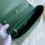 Dolce & Gabbana leather bag G6002 green - Image 6