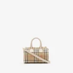 New In Mini Check Bowling Bag - Image 4