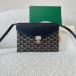 Goyard Calfskin Leather Shoulder Bag 55698 black