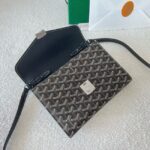 Goyard Calfskin Leather Shoulder Bag 55698 black - Image 3