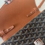 Goyard Calfskin Leather Shoulder Bag 55698 brown - Image 3