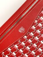 Goyard Calfskin Leather Tote Bag 3365 red - Image 7
