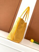Goyard Calfskin Leather Tote Bag GM 3365 yellow - Image 5