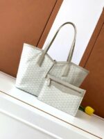 Goyard Calfskin Leather Tote Bag MM M8002 gray Item Code: