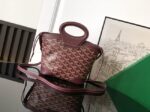 Goyard Calfskin Leather Tote Bag PM 00249 burgundy - Image 4