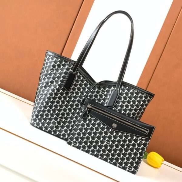 Goyard Calfskin Leather Tote Bag PM M8003 black