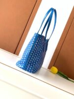 Goyard Calfskin Leather Tote Bag PM M8003 blue - Image 5