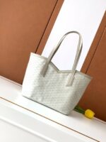 Goyard Calfskin Leather Tote Bag PM M8003 gray - Image 3
