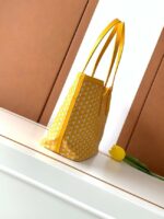 Goyard Calfskin Leather Tote Bag PM M8003 yellow - Image 5