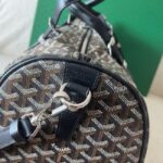 Goyard Calfskin Leather Travel Bag 55699 black - Image 3