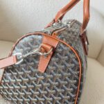 Goyard Calfskin Leather Travel Bag 55699 brown - Image 4