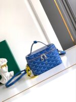 Goyard Muse mini Makeup pouch CL07P blue - Image 3