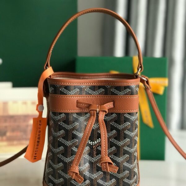 Goyard petit flot drawstring Bag MINI 20251 black&brown