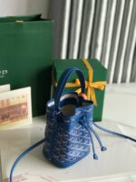 Goyard petit flot drawstring Bag MINI 20251 blue - Image 4
