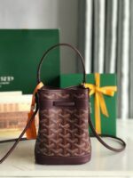 Goyard petit flot drawstring Bag MINI 20251 burgundy