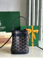 Goyard petit flot drawstring Bag MINI 20251 dark blue - Image 3