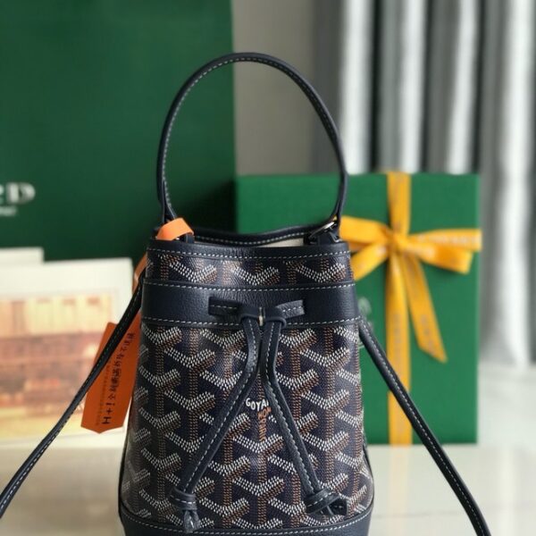 Goyard petit flot drawstring Bag MINI 20251 dark blue