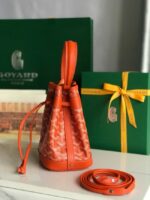 Goyard petit flot drawstring Bag MINI 20251 orange - Image 4