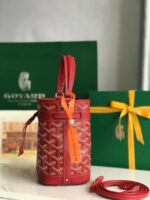 Goyard petit flot drawstring Bag MINI 20251 red - Image 3