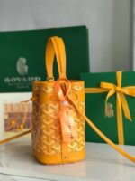 Goyard petit flot drawstring Bag MINI 20251 yellow - Image 3