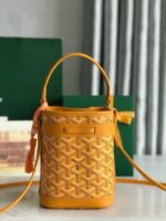 Goyard petit flot drawstring Bag MINI 20251 yellow - Image 4