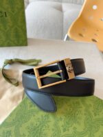 Gucci Belt with Interlocking G detail 673921-2 - Image 3
