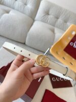 Gucci GG Marmont thin belt 20MM 409417-2 - Image 4