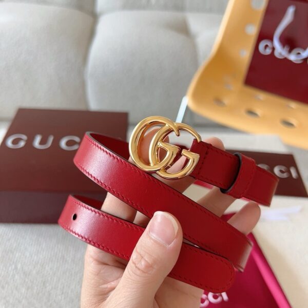 Gucci GG Marmont thin belt 20MM 409417-3288