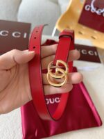 Gucci GG Marmont thin belt 20MM 409417-3288 - Image 2