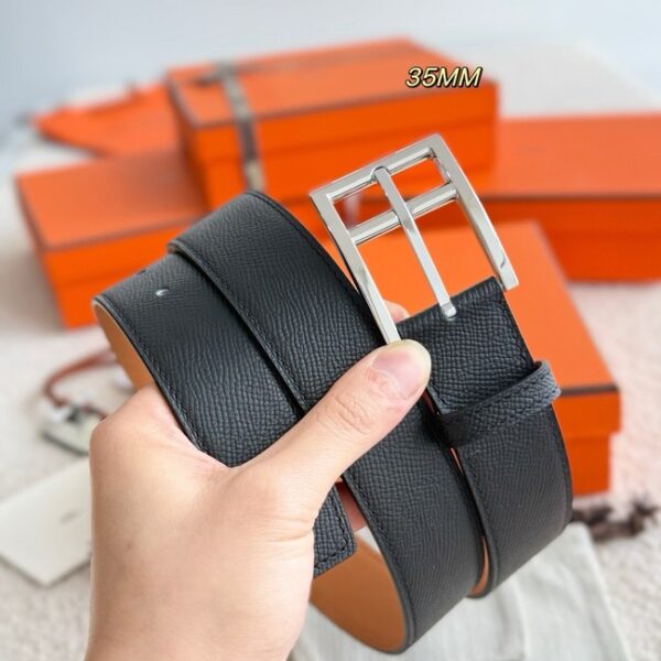 Hermes Epsom calfskin leather belt 66004