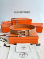 Hermes Epsom calfskin leather belt 66006 - Image 2